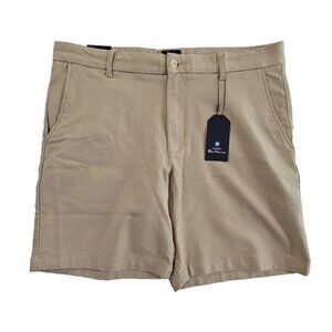 Ben Sherman Stretch Chino Shorts Men's 38 Tan Regular Fit 7" Inseam NEW NWT Luxe